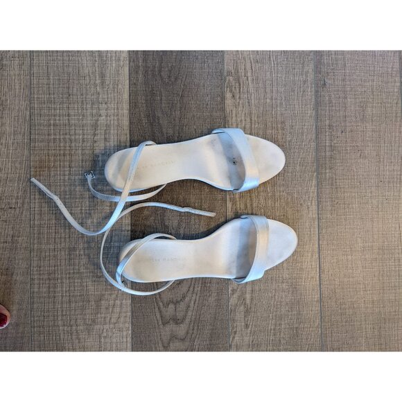 Loeffler Randall Alice Cream Satin Sandal 8.5 - Picture 10 of 13